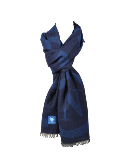 SCIARPA LOGATA MADE IN ITALY IN BOX 50%PC 38%MD 8%WO 4%WP Enzo Castellano SSC NAPOLI