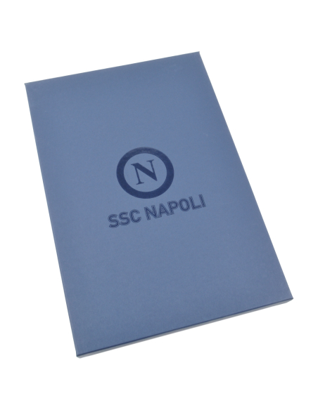 SCIARPA LOGATA MADE IN ITALY IN BOX 50%PC 38%MD 8%WO 4%WP Enzo Castellano SSC NAPOLI