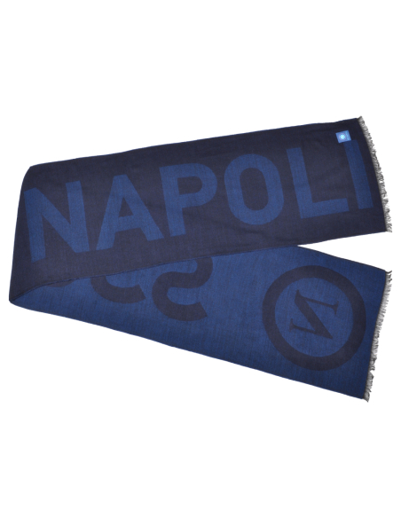 SCIARPA LOGATA MADE IN ITALY IN BOX 50%PC 38%MD 8%WO 4%WP Enzo Castellano SSC NAPOLI
