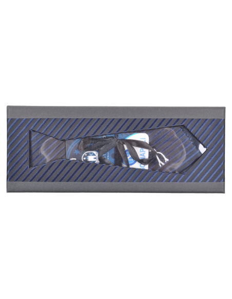 CRAVATTA REGIMENTAL 7X148 100%PL ENZO CASTELLANO SSC NAPOLI IN BOX
