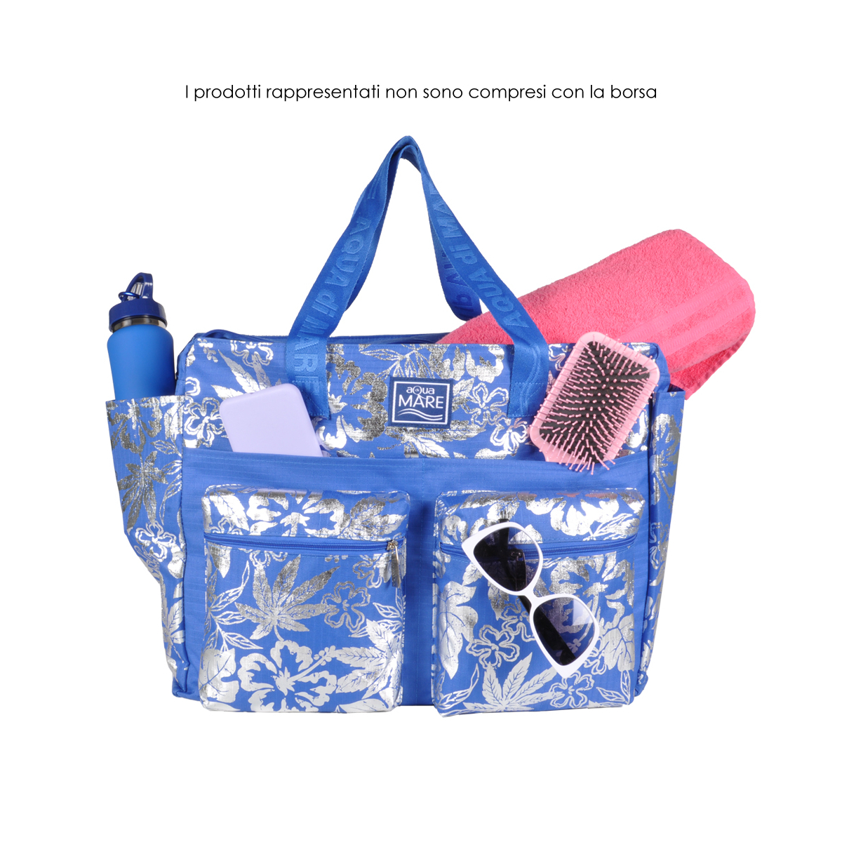 BORSA MARE METAL 100%PL AQUA DI MARE