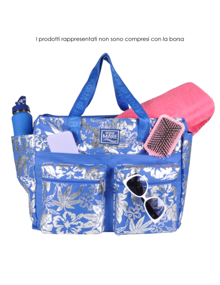BORSA MARE METAL 100%PL AQUA DI MARE