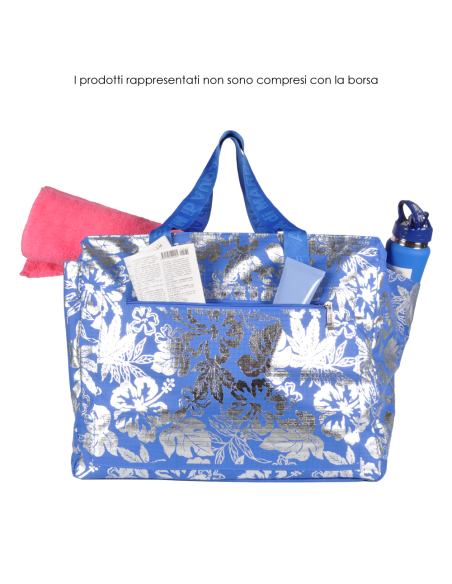 BORSA MARE METAL 100%PL AQUA DI MARE
