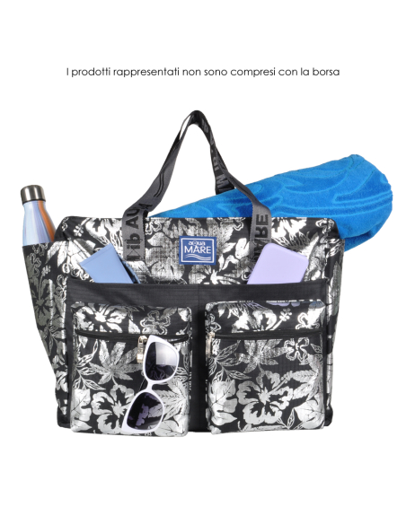 BORSA MARE METAL 100%PL AQUA DI MARE
