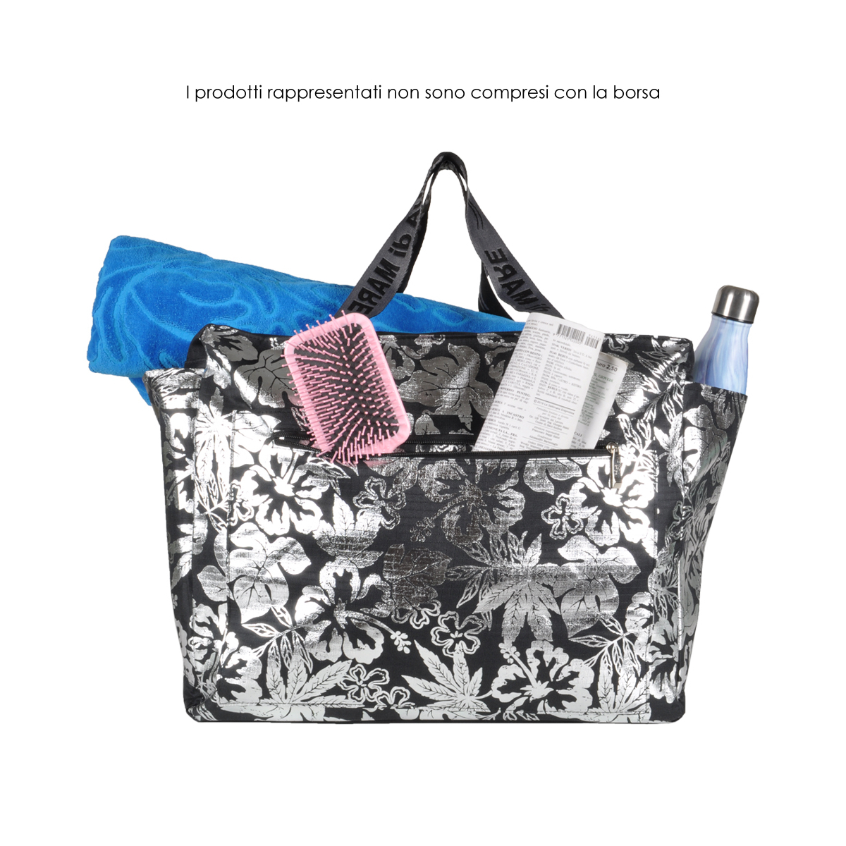 BORSA MARE METAL 100%PL AQUA DI MARE