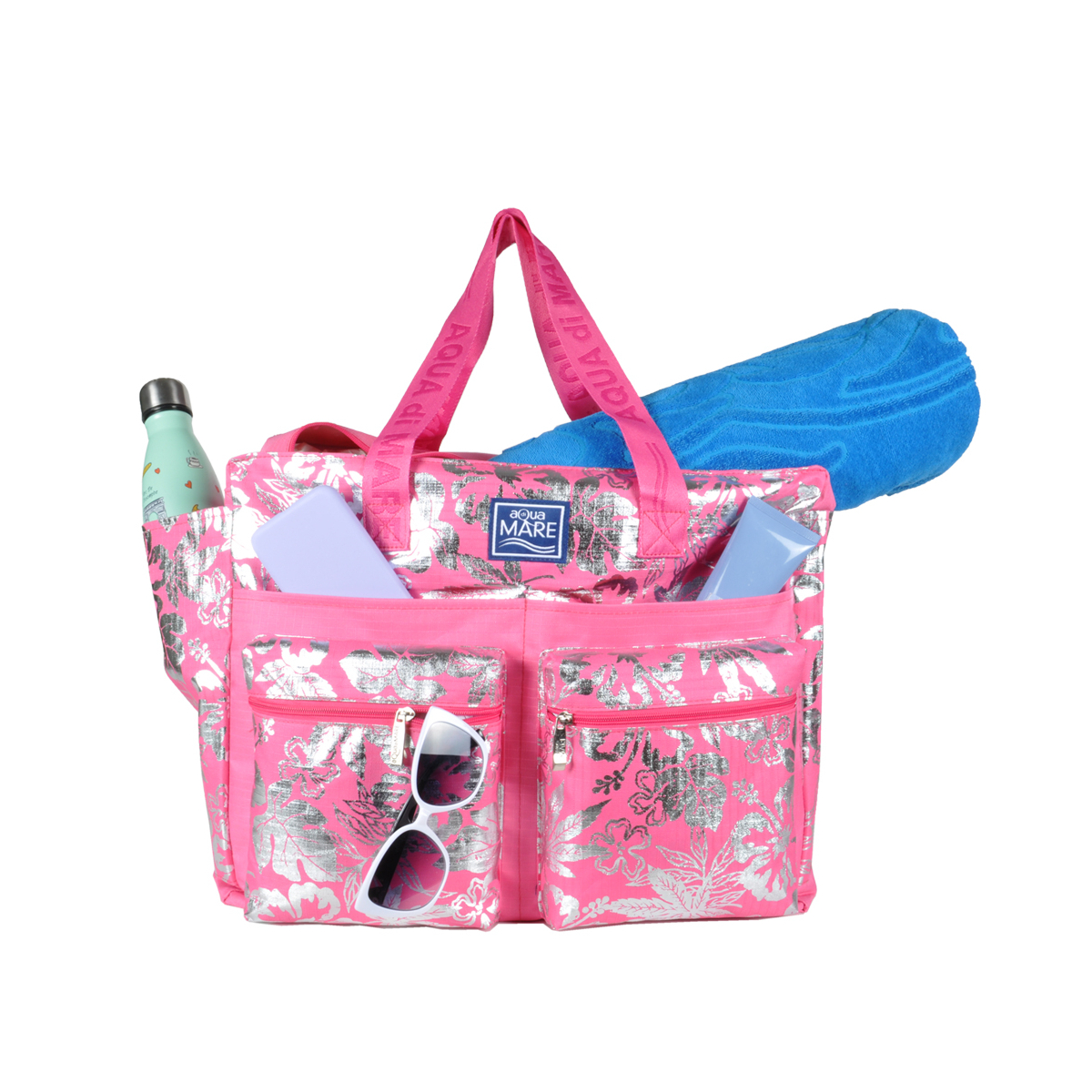 BORSA MARE METAL 100%PL AQUA DI MARE