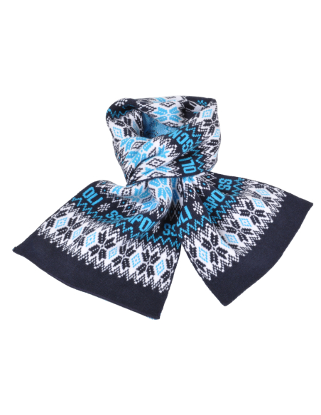 SCIARPA JACQUARD 52%VI 30%PL 18%PA Enzo Castellano SSC NAPOLI
