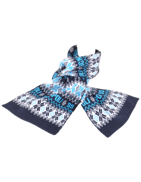 SCIARPA JACQUARD 52%VI 30%PL 18%PA Enzo Castellano SSC NAPOLI