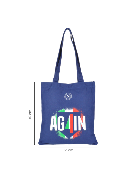 BORSA SHOPPING CANVAS AG4IN 100%PL SSC NAPOLI