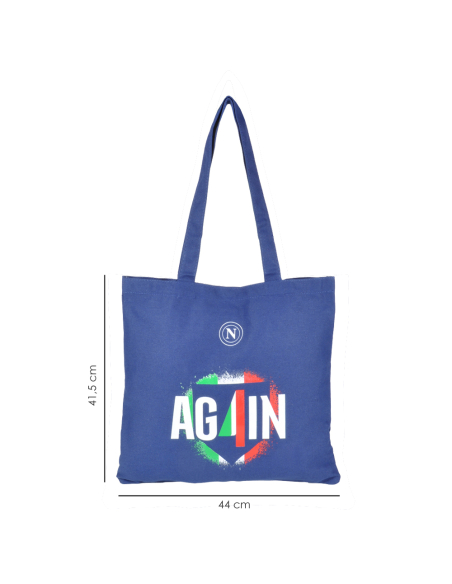 BORSA SHOPPING CANVAS AG4IN 100%PL SSC NAPOLI