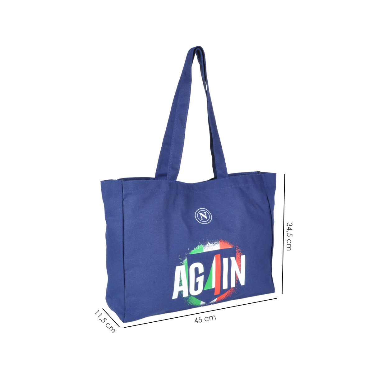 BORSA SHOPPING CANVAS AG4IN 100%PL SSC NAPOLI