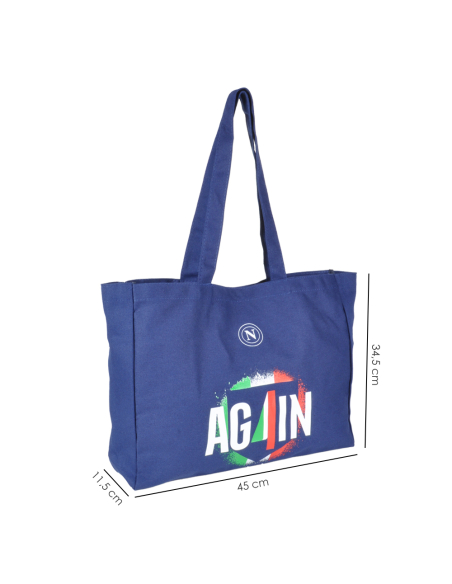 BORSA SHOPPING CANVAS AG4IN 100%PL SSC NAPOLI