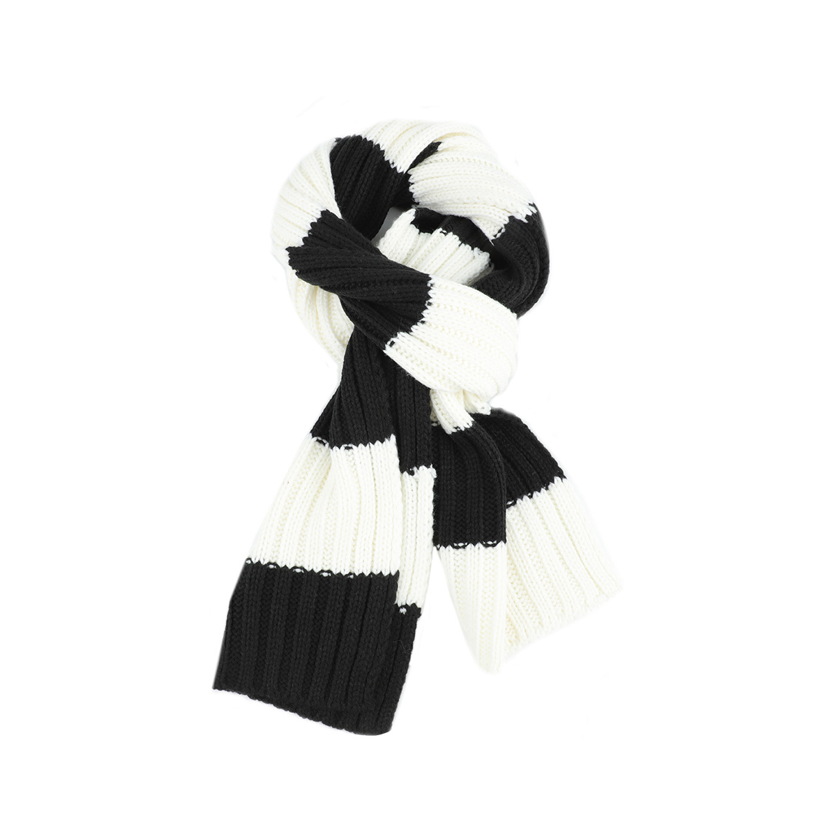 SCIARPA MAGLIA RIGHE 100%PC JUVE