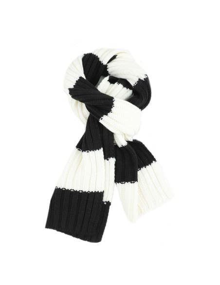 SCIARPA MAGLIA RIGHE 100%PC JUVE