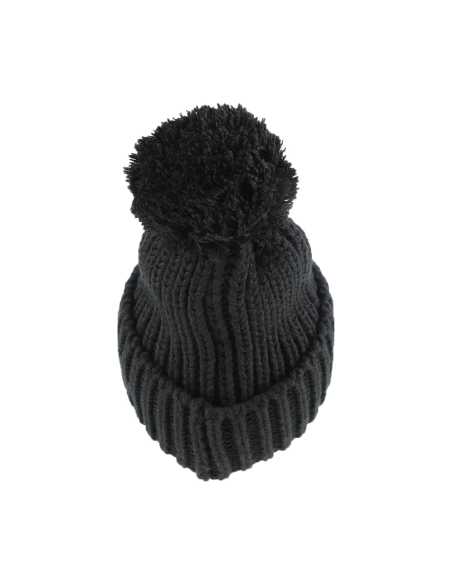 CAPPELLO UNITO C/PON PON NERO 100% PC JUVENTUS