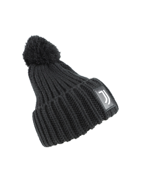 CAPPELLO UNITO C/PON PON NERO 100% PC JUVENTUS