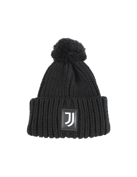 CAPPELLO UNITO C/PON PON NERO 100% PC JUVENTUS