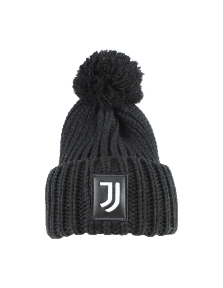 CAPPELLO UNITO C/PON PON NERO 100% PC JUVENTUS