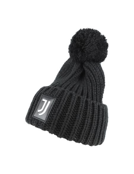 CAPPELLO UNITO C/PON PON NERO 100% PC JUVENTUS