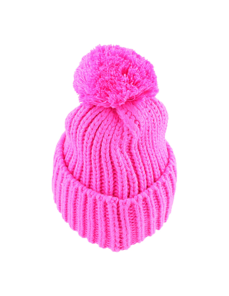 CAPPELLO UNITO C/PON PON FUXIA 100% PC JUVENTUS