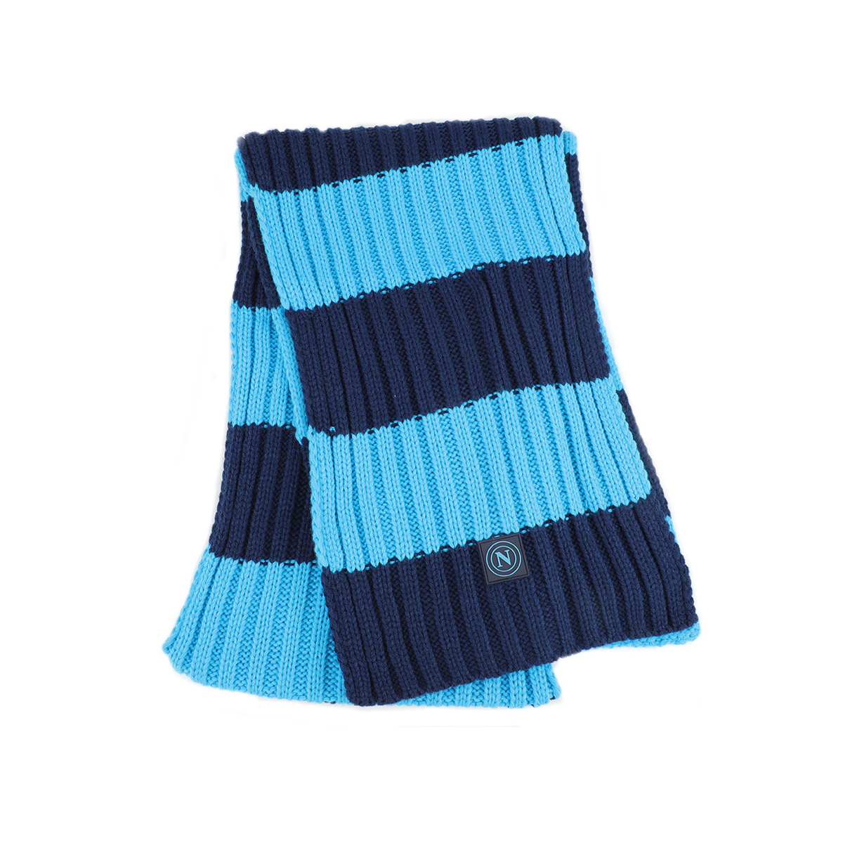 SCIARPA MAGLIA RIGHE 100%PC SSC NAPOLI