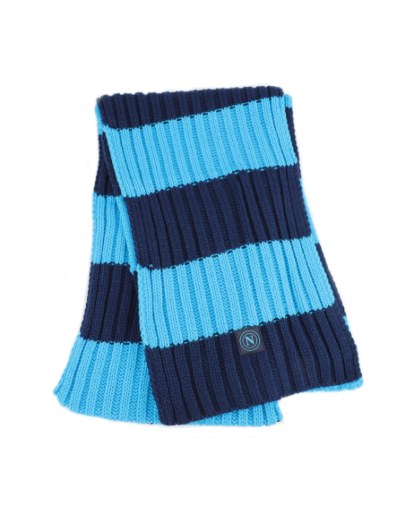 SCIARPA MAGLIA RIGHE 100%PC SSC NAPOLI