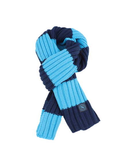 SCIARPA MAGLIA RIGHE 100%PC SSC NAPOLI