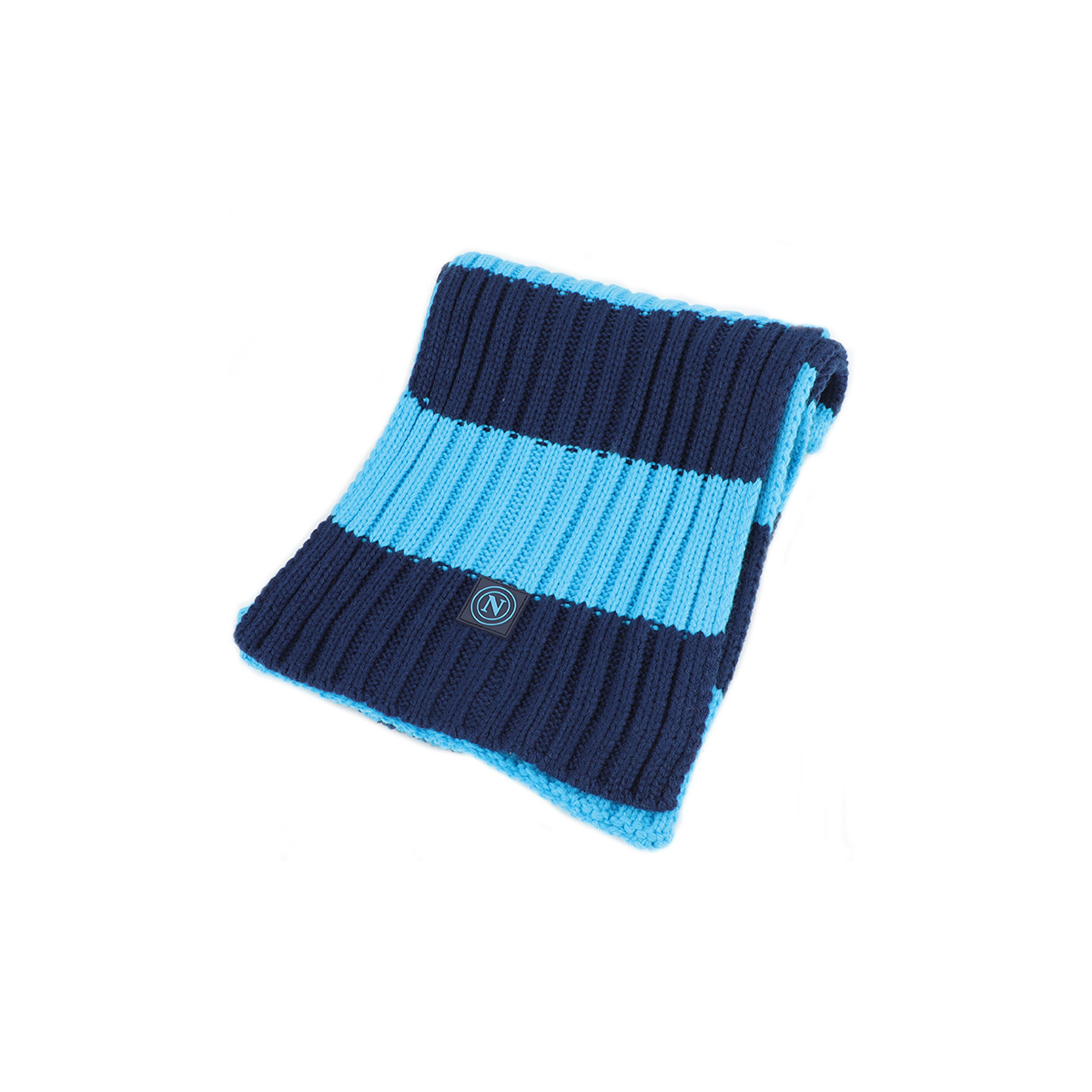 SCIARPA MAGLIA RIGHE 100%PC SSC NAPOLI