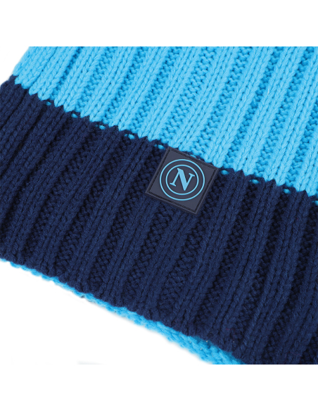 SCIARPA MAGLIA RIGHE 100%PC SSC NAPOLI