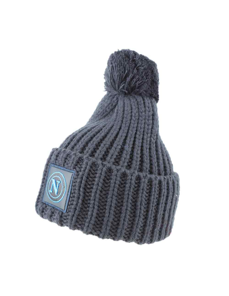 CAPPELLO UNITO C/PON PON NAVY 100% PC SSC NAPOLI
