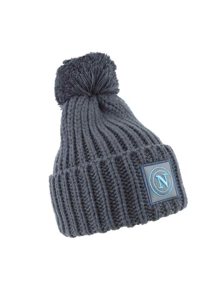 CAPPELLO UNITO C/PON PON NAVY 100% PC SSC NAPOLI