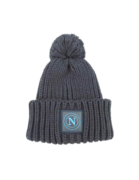 CAPPELLO UNITO C/PON PON NAVY 100% PC SSC NAPOLI
