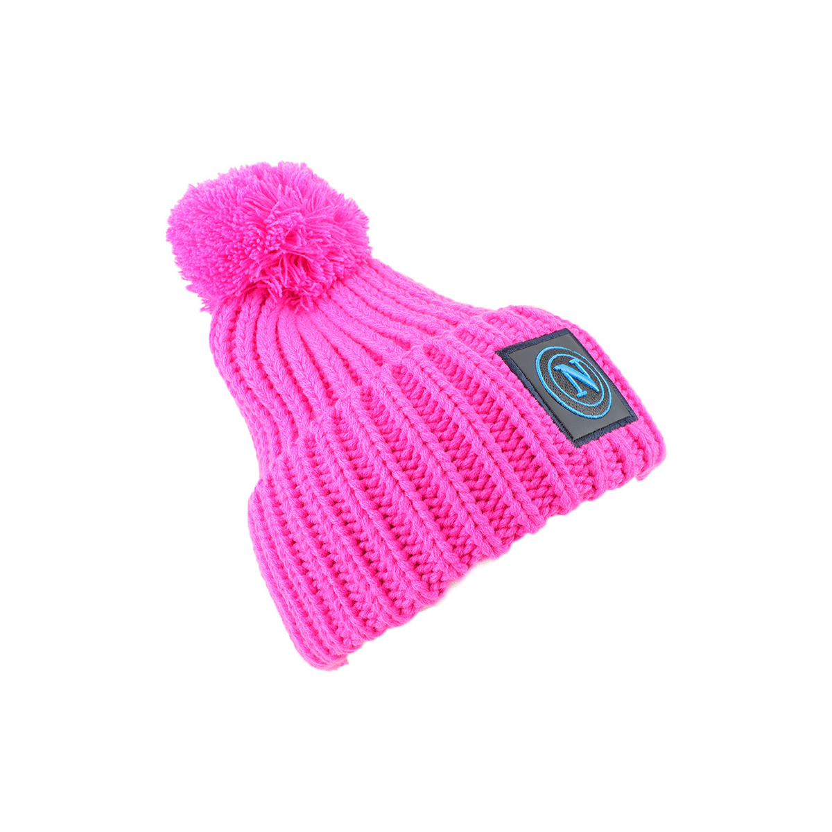 CAPPELLO UNITO C/PON PON FUXIA 100% PC SSC NAPOLI