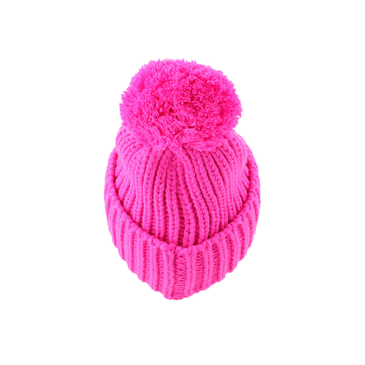 CAPPELLO UNITO C/PON PON FUXIA 100% PC SSC NAPOLI