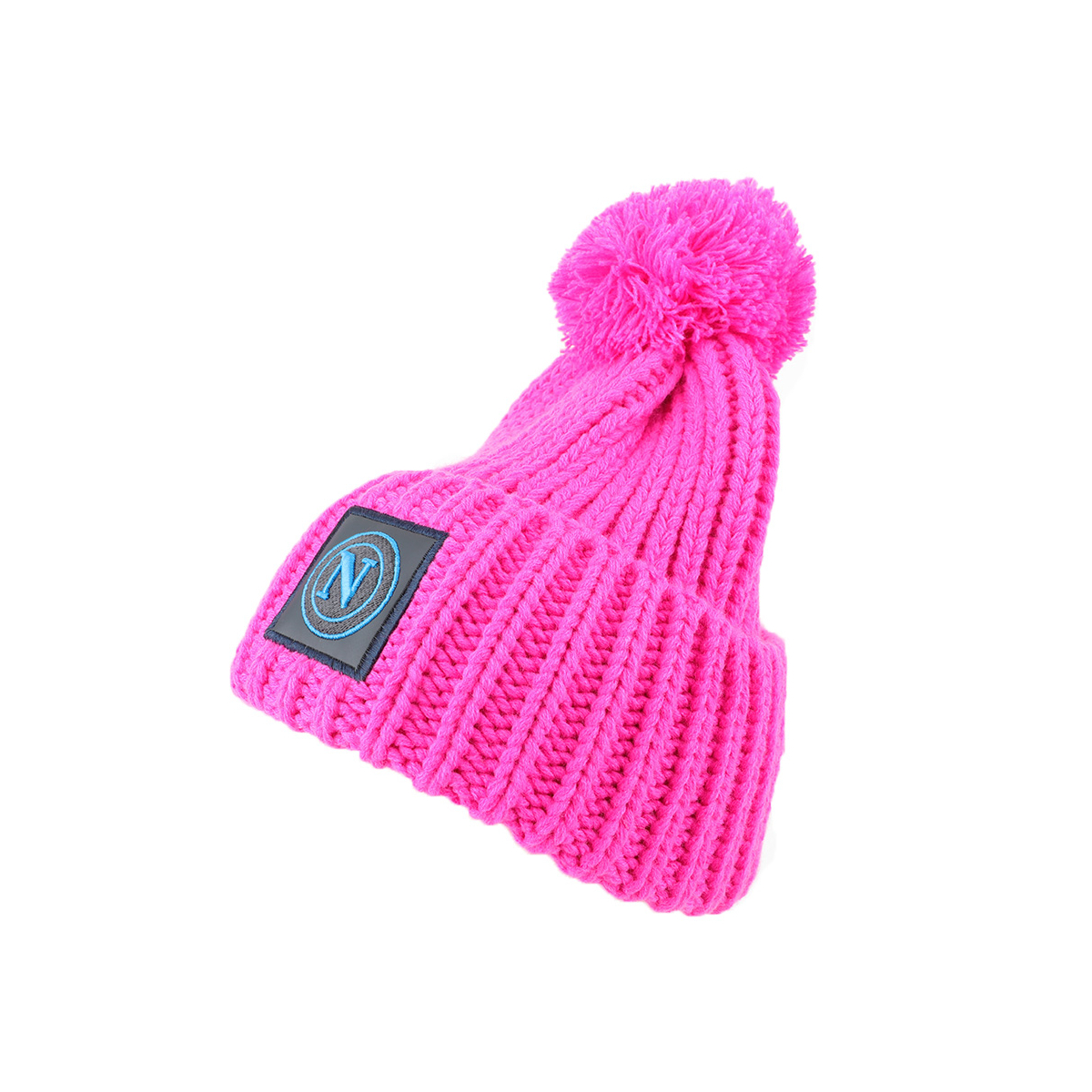 CAPPELLO UNITO C/PON PON FUXIA 100% PC SSC NAPOLI