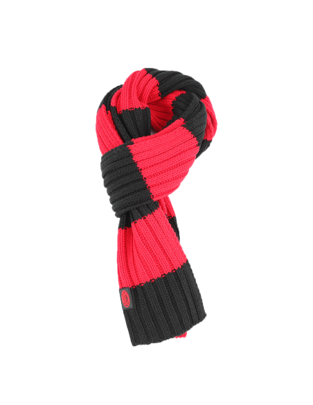 SCIARPA MAGLIA RIGHE 100%PC MILAN
