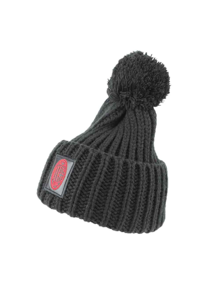 CAPPELLO UNITO C/PON PON NERO 100% PC MILAN