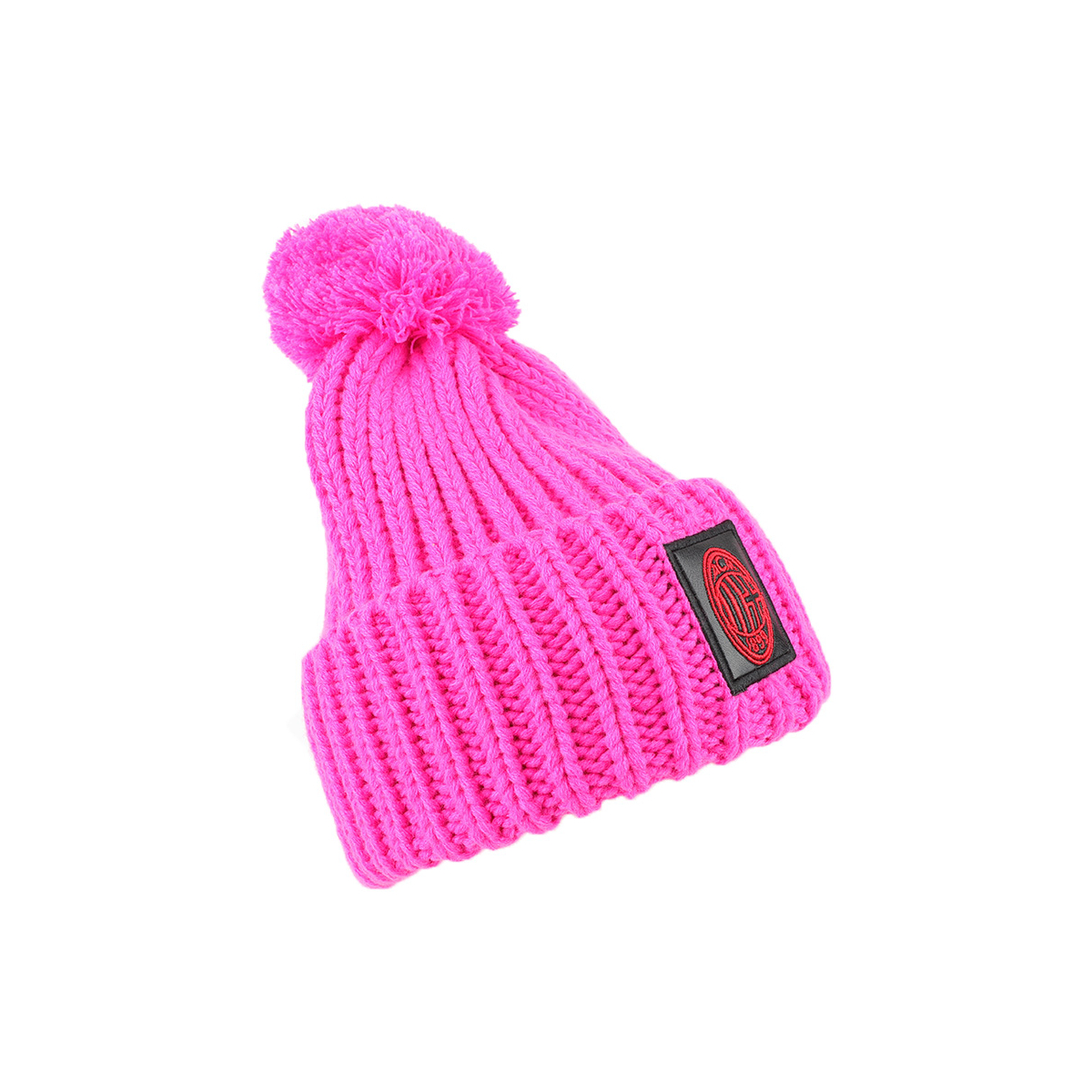 CAPPELLO UNITO C/PON PON FUXIA 100% PC MILAN