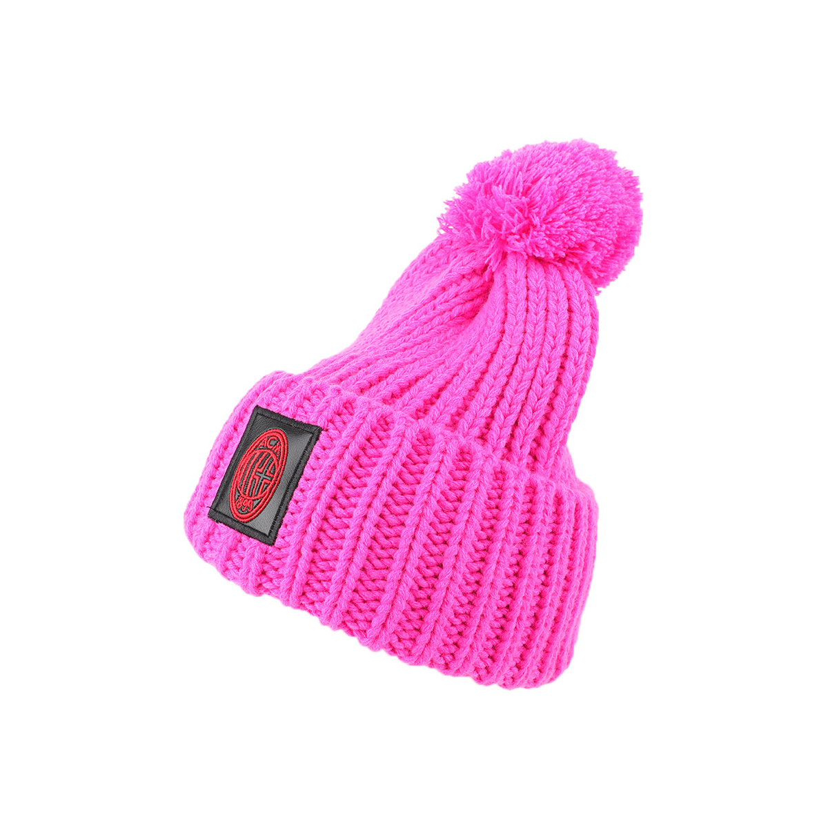 CAPPELLO UNITO C/PON PON FUXIA 100% PC MILAN