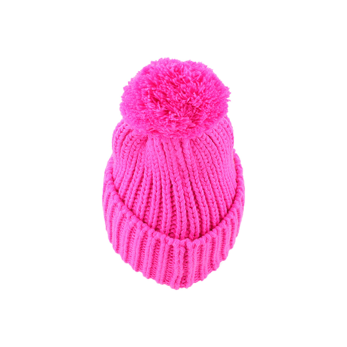 CAPPELLO UNITO C/PON PON FUXIA 100% PC MILAN