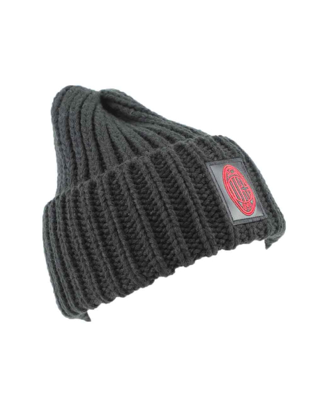 CAPPELLO UNITO NERO 100% PC MILAN