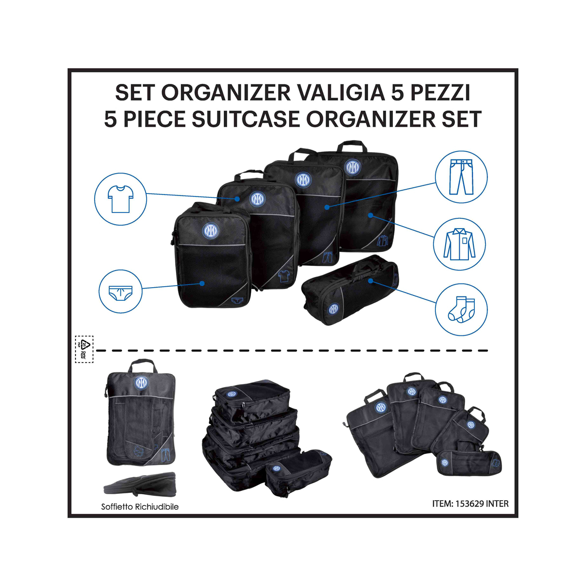 SET 5 PZ TRAVEL 100%PL INTER