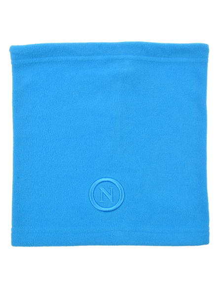 Scaldacollo Pile Con Laccio Azzurro Ric. Azzurro 100%pl Enzo Castellano Ssc Napoli - Imma Italy