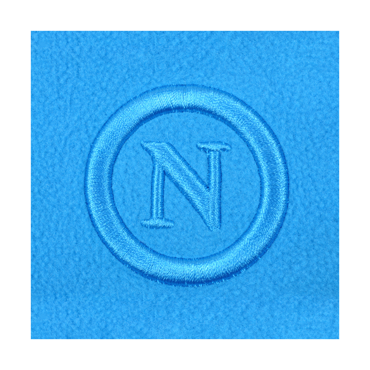 Scaldacollo Pile Con Laccio Azzurro Ric. Azzurro 100%pl Enzo Castellano Ssc Napoli - Imma Italy