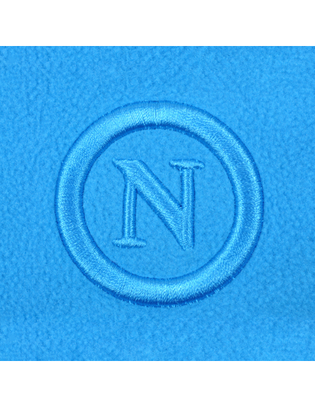 Scaldacollo Pile Con Laccio Azzurro Ric. Azzurro 100%pl Enzo Castellano Ssc Napoli - Imma Italy