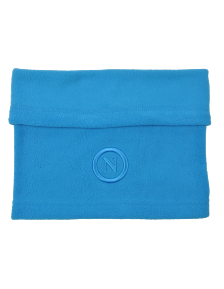 Scaldacollo Pile Con Laccio Azzurro Ric. Azzurro 100%pl Enzo Castellano Ssc Napoli - Imma Italy
