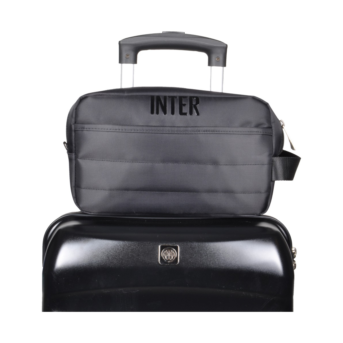 POCHETTE TRAVEL 2 ZIP 50%NY 50%PVC INTER