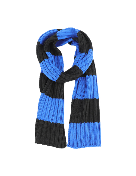 SCIARPA MAGLIA RIGHE 100%PC INTER