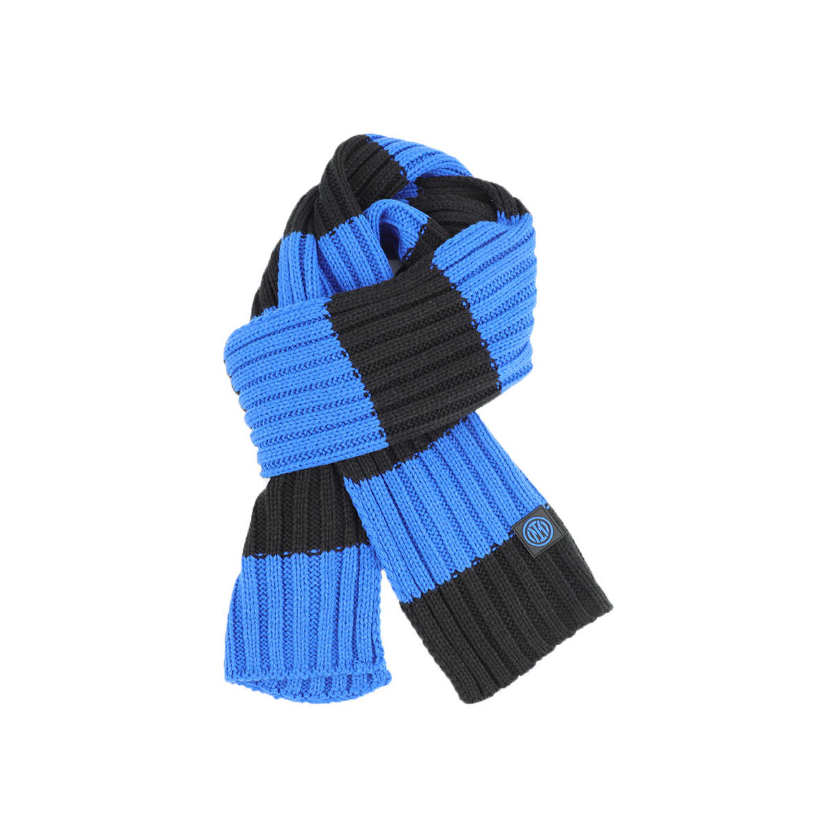 SCIARPA MAGLIA RIGHE 100%PC INTER