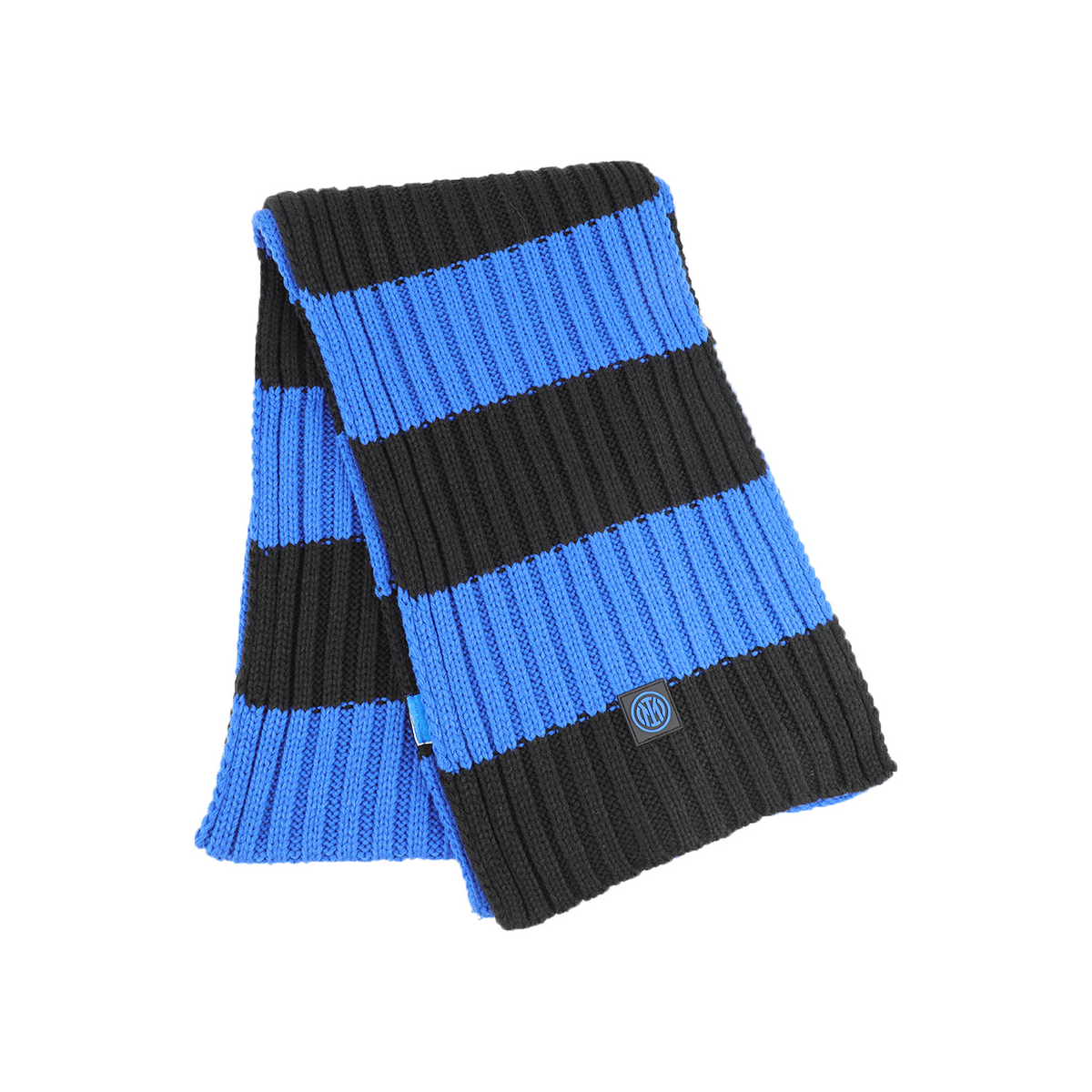 SCIARPA MAGLIA RIGHE 100%PC INTER